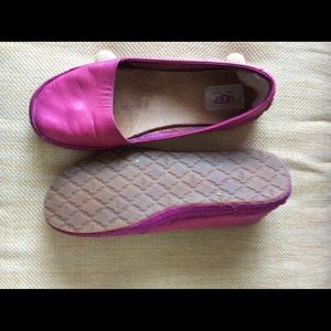 Hot Pink Leather UGGs size 8