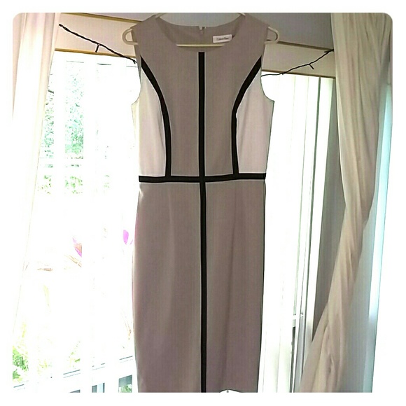 Calvin Klein straight line dress