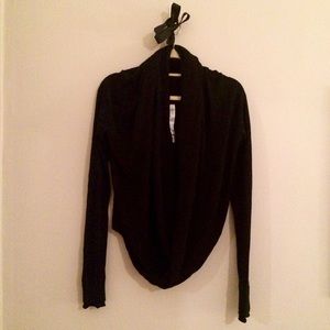 Lululemon faux wrap sweater