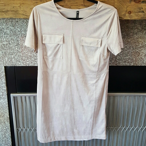 Suede dress