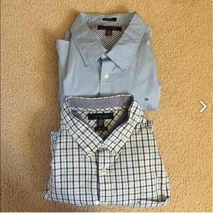 MENS Tommy Hilfiger long sleeve dress shirt bundle