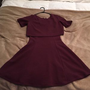 Maroon dress from H&M