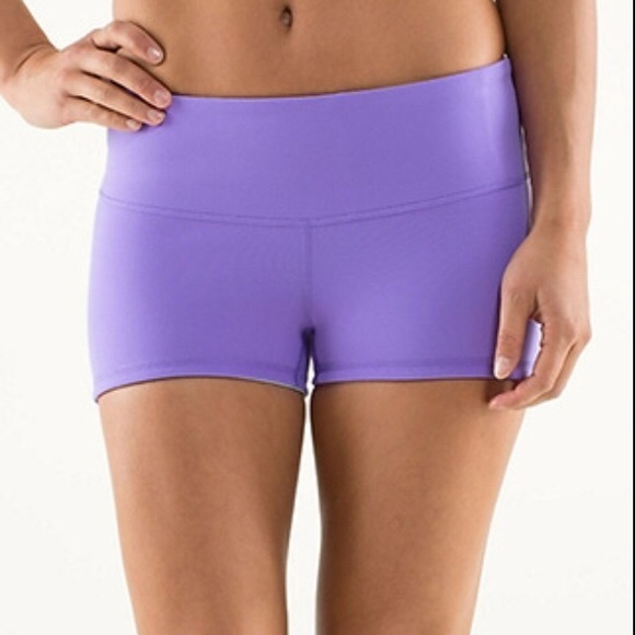 REVERSIBLE PURPLE/BLUE LULULEMON BOOGIE SHORTS