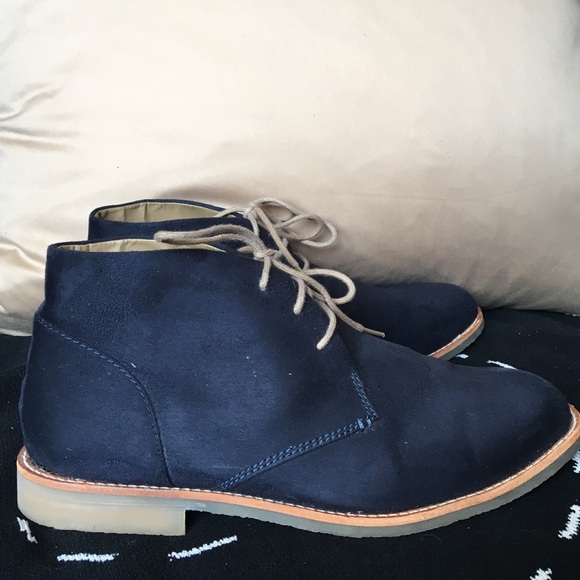 faux suede chukka boots