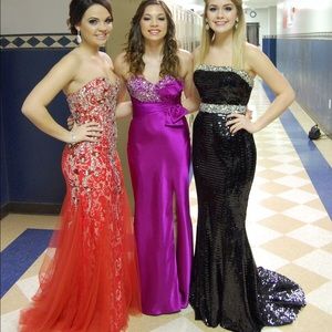 Black formal dress