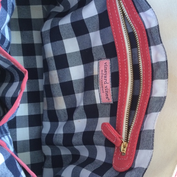 🌺Solid rope tote vineyard vines!!🌺Nantucket red - Picture 2 of 4