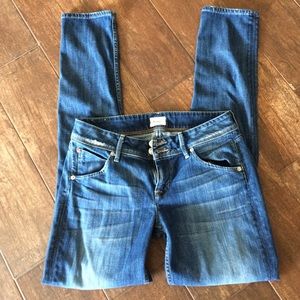 Hudson "Collin" Flap Pocket Skinny Jeans