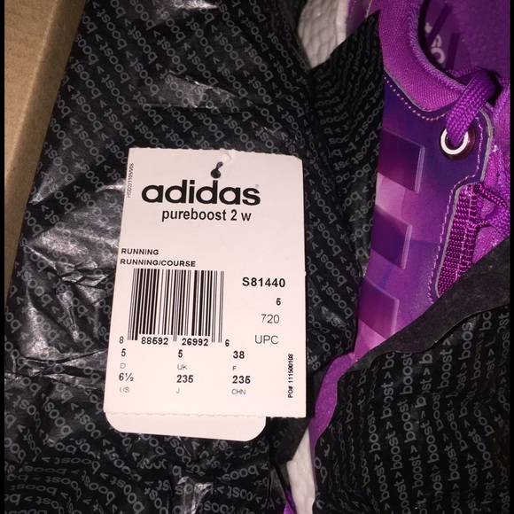 Adidas Pure Boost 2 W 6.5/7 - Picture 2 of 4