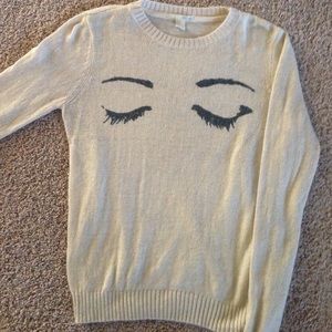 Graphic Print Sweater
