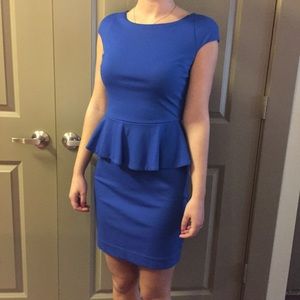 Blue Express Peplum Dress