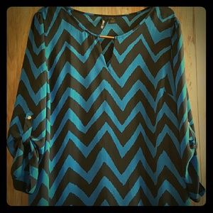 New Direction Chevron tunic