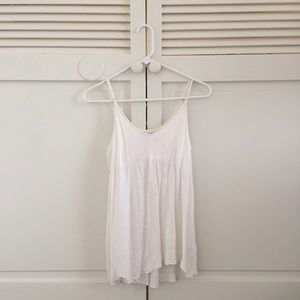 White camisole.