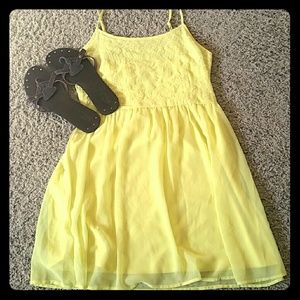 Cute yellow summer dress