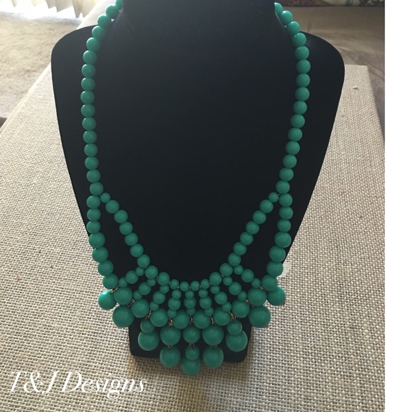 T&J Designs Jewelry - T&J designs resin beaded necklace