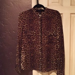 Leopard print blouse