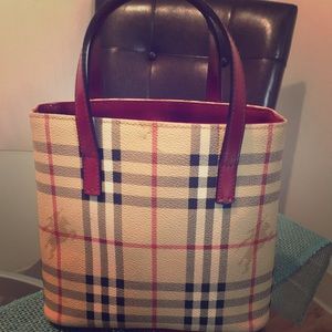 Burberry nova check tote