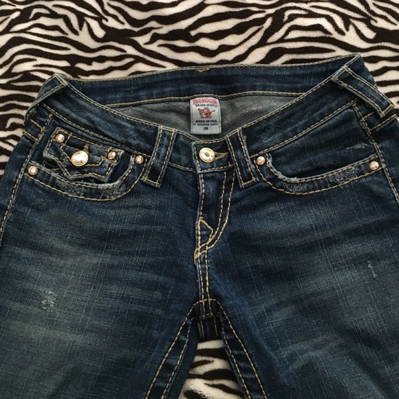 True Religion Disco Joey Big T jeans swarovski - Picture 2 of 5