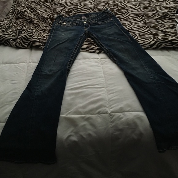 True Religion Disco Joey Big T jeans swarovski - Picture 3 of 5