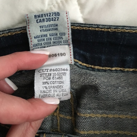 True Religion Disco Joey Big T jeans swarovski - Picture 4 of 5