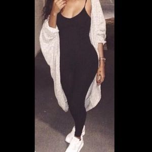 Beautiful sexy black bodycon jumpsuit romper