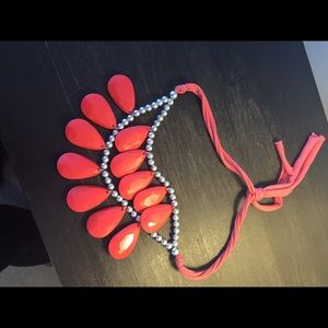 Pink beaded necklace