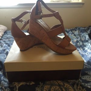 Summer ready, cute, wedges! Worn  3 times.