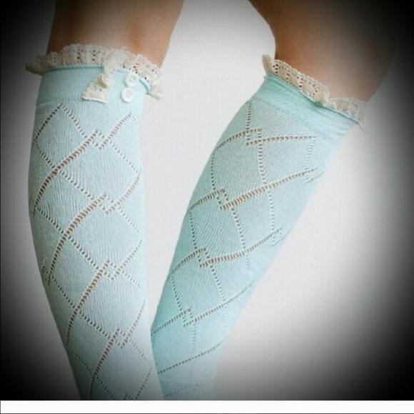 🆕Ruffled Spandex Boot Socks🆕 - Picture 3 of 4