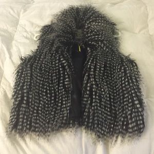 BCBG GENERATION Faux fur vest!