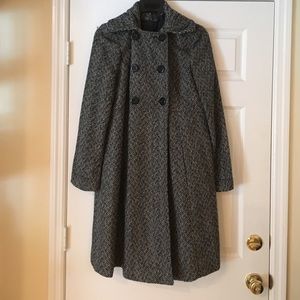 NWOT wool trench style coat