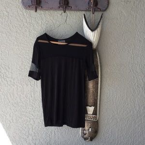 LA hearts mesh jersey