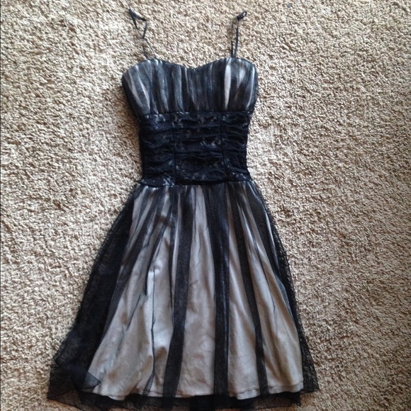 Black & Grey dress semi-formal