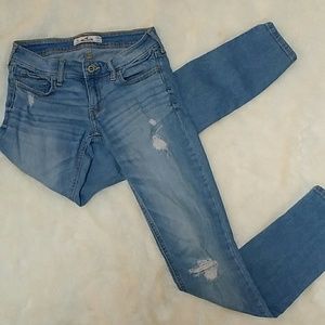 Hollister skinny jeans.