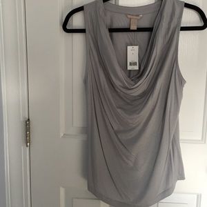Banana Republic gray sleeveless tee. Never worn.