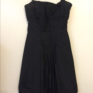 BCBG strapless black dress