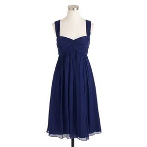 J. Crew Suzy Dress in silk chiffon