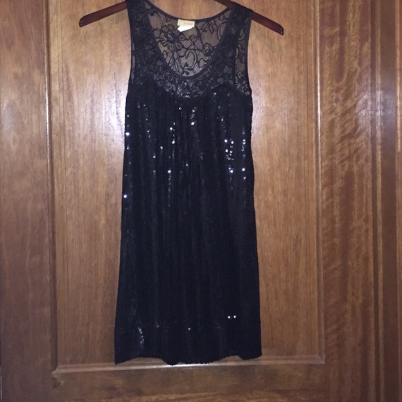 Sequin & Lace Dress