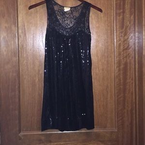 Sequin & Lace Dress