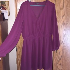 Maroon Express Dress