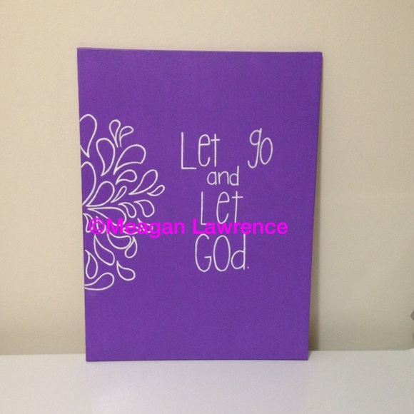 Let Go And Let God Painting - Picture 1 of 1