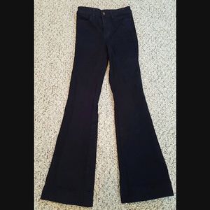 J Brand Doll high waist bell bottoms size 26