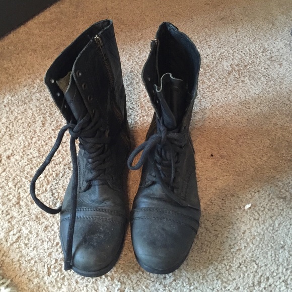 Steve Madden combat boots