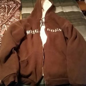 Mens L big dogs sweatshirt