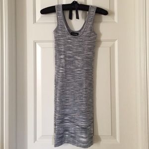 A Grey Bebe Bodycon Dress