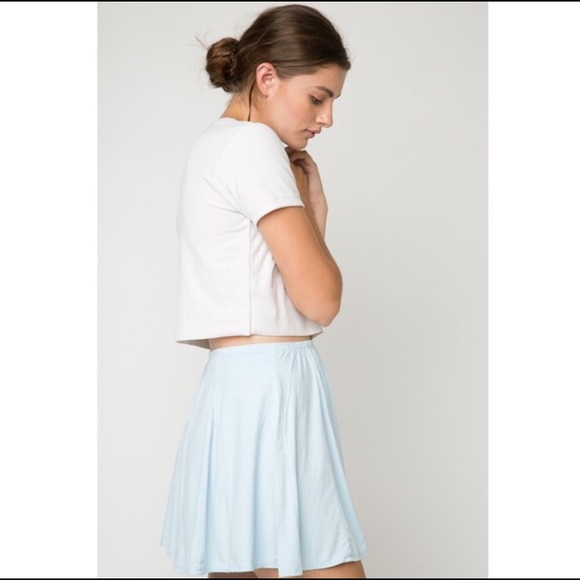 Brandy Melville Pastel Blue Sanny Circle Skirt