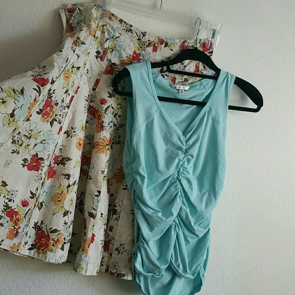 Cabi skirt top