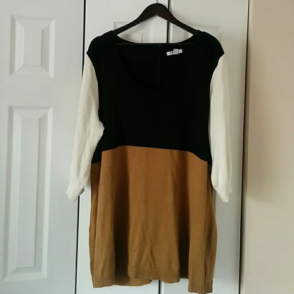 Old Navy Color Block Sweater Dress
