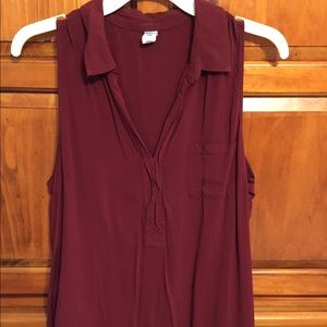 Burgundy Old Navy Tank
