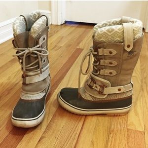 Sorel Joan of Arctic Knit Waterproof Boots