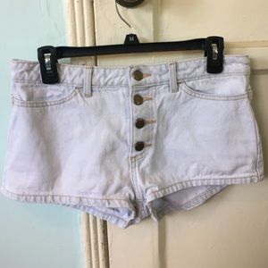 American Apparel jean shorts