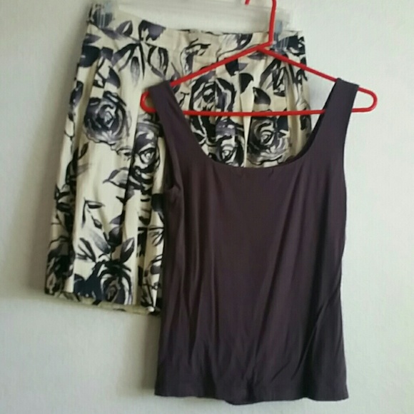 Cabi skirt and tank style top